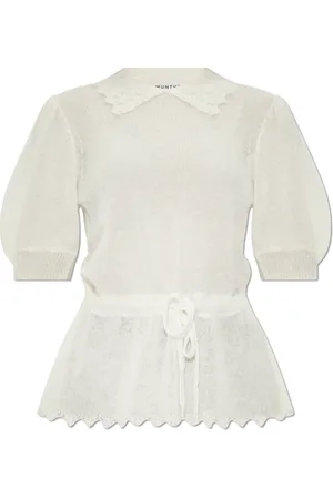 Munthe Femme, Pulls, Blanc, Taille: 42 FR Top en maille