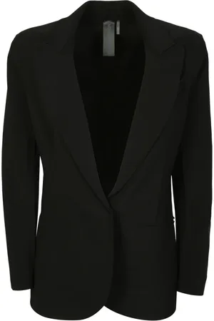 Norma Kamali Femme, Vestes, Noir, Taille: 38 FR Veste Blazer Ajustée