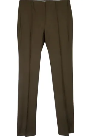 P.A.R.O.S.H. Femme, Pantalons, Vert, Taille: 36 FR Pantalon Élégant