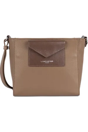 Lancaster Femme, Sacs, Brun, Taille: ONE Size Sac Bandoulière Zippée Maya Taupe