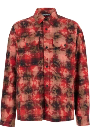 Palm Angels Homme, Chemises, Multicolore, Taille: S Chemise à Carreaux Vintage