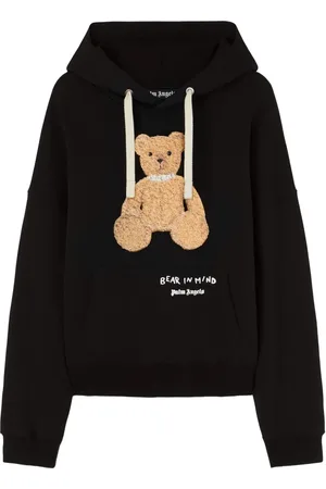 Palm Angels Homme, Sweatshirts et sweats à capuche, Noir, Taille: S Bear Mind Hoody