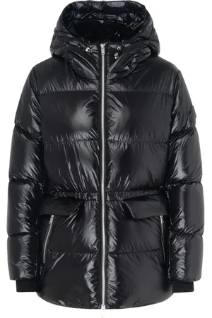 Moose Knuckles Femme, Vestes, Noir, Taille: 42 FR Veste Noire Élégante Whitney 3Q