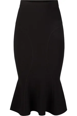 Nina Ricci Femme, Jupes, Noir, Taille: 42 FR Jupe Sirène avec Découpes