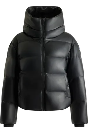 Fusalp Femme, Vestes, Noir, Taille: 40 FR Veste en cuir oversize effet python Python Effect