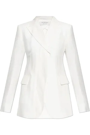 Sportmax Femme, Vestes, Blanc, Taille: 36 FR Cera blazer