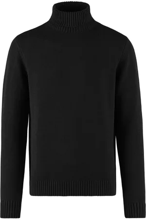 Bomboogie Homme, Pulls, Noir, Taille: L Cotton Turtleneck