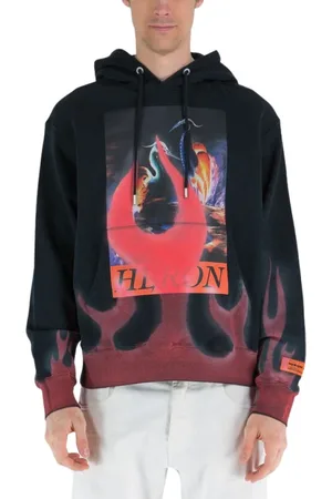 Heron Preston Homme, Sweatshirts et sweats à capuche, Multicolore, Taille: L Sweat à Capuche Élégant pour Tous les Jours