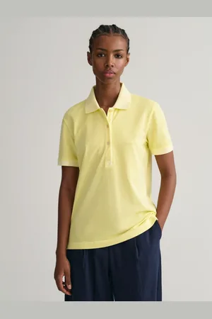 GANT Femme, Tops, Jaune, Taille: 36 FR Chemise Polo
