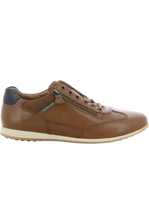 Mephisto Homme, Chaussures, Brun, Taille: 41 1/2 EU Chaussures homme en cuir cognac