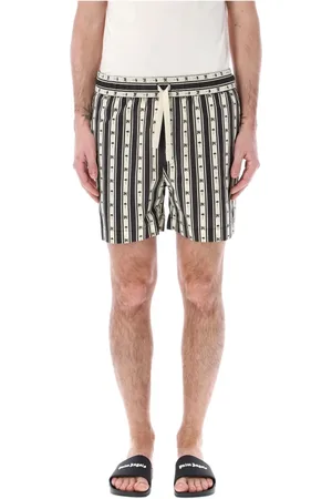 Palm Angels Homme, Maillots de bain, Multicolore, Taille: S Stripe Shorts
