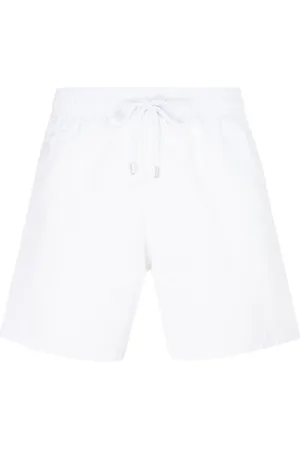 Vilebrequin Homme, Maillots de bain, Blanc, Taille: M Short de Bain Blanc avec Cordon