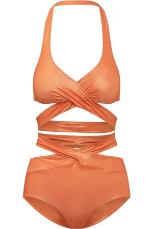 ALESSANDRO VIGILANTE Femme, Maillots de bain, , Taille: 40 FR Ensemble Bikini Tech Brillant