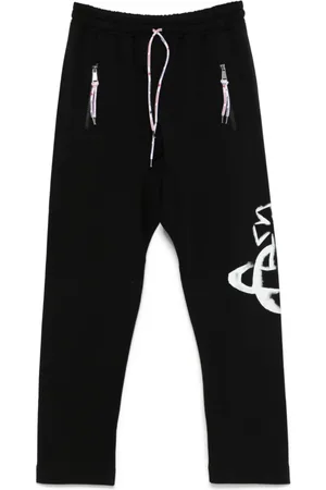 Vivienne Westwood Homme, Pantalons, Noir, Taille: XL Pantalon noir avec cordon de serrage et poches