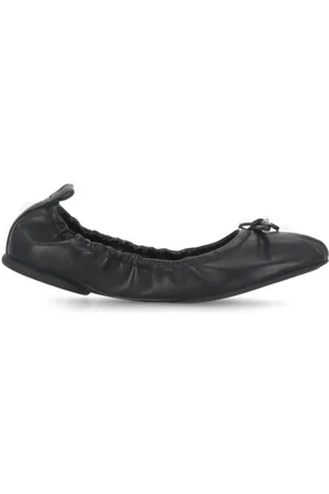 Hogan Femme, Chaussures, Noir, Taille: 40 EU Ballerines en cuir avec