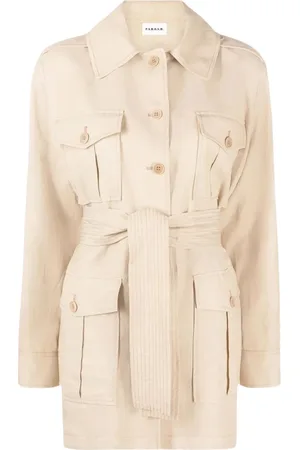 P.A.R.O.S.H. Femme, Manteaux, , Taille: 36 FR Manteau d`hiver ceinturé