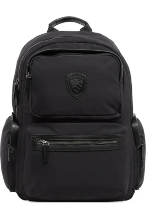 Blauer Homme, Sacs, Noir, Taille: ONE Size Sac à dos élégant avec fermeture éclair