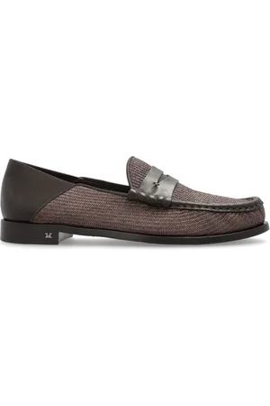 Max Mara Femme, Chaussures, Brun, Taille: 41 EU Chaussures en cuir Strawloafer