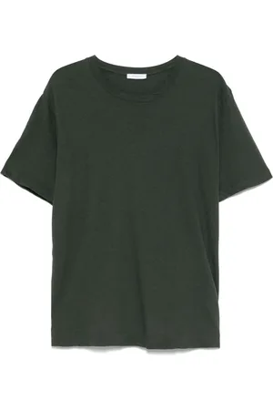 Boglioli Homme, Tops, Vert, Taille: 2XL T-shirt en coton Made in Italy