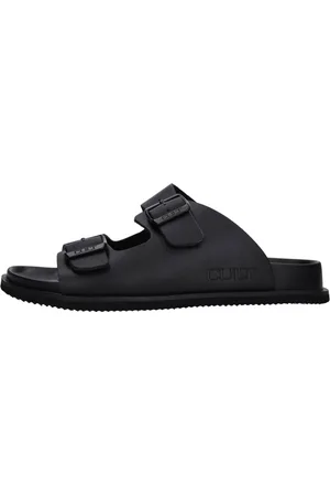 Cult Homme, Chaussures, Noir, Taille: 42 EU Sandales Noires