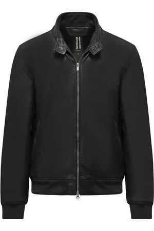 Bomboogie Homme, Vestes, Noir, Taille: 3XL Veste en cuir Friz