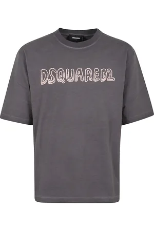 Dsquared2 Homme, Tops, Brun, Taille: XL T-shirt & Polo gris pour hommes