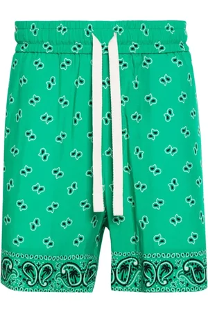 Palm Angels Homme, Shorts, Vert, Taille: L Short Imprimé Paisley
