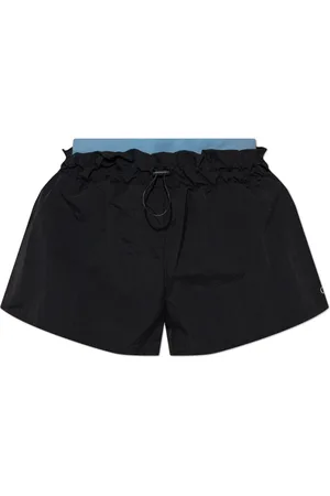 OFF-WHITE Femme, Shorts, Noir, Taille: 36 FR Shorts d`entraînement avec logo imprimé