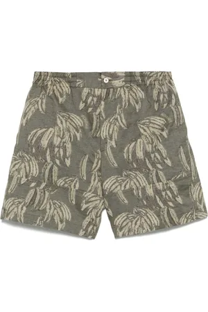 Jacquemus Homme, Shorts, Vert, Taille: XL Shorts Beige avec Taille Élastique et Poches