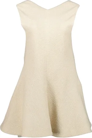 Khaite Femme, Robes, , Taille: 40 FR Robe en Coton Bouclé à Volants