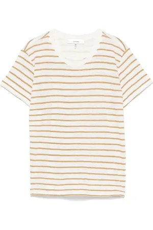 Frame Femme, Tops, Multicolore, Taille: 34 FR T-shirt ras du cou