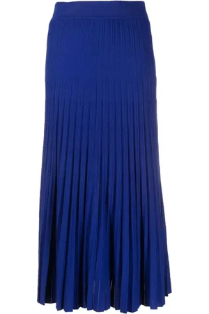 P.A.R.O.S.H. Femme, Jupes, Bleu, Taille: 38 FR Jupe Tricot Coton Nylon