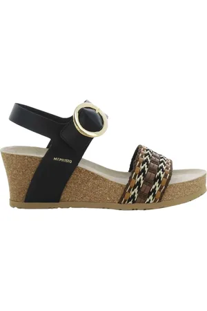 Mephisto Femme, Chaussures, Noir, Taille: 37 EU Chaussures Noires pour Femmes Laure