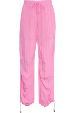 Liu Jo Femme, Pantalons, Rose, Taille: 38 FR Joggers Rose Ss25 avec taille élastique