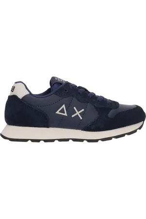 sun68 Femme, Chaussures, Bleu, Taille: 36 EU Baskets en cuir classiques
