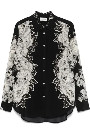 P.A.R.O.S.H. Femme, Blouses et Chemises, Noir, Taille: 36 FR Chemise décontractée