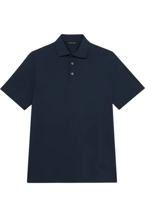 Brooks Brothers Homme, Tops, Bleu, Taille: L Polo Marine en Coton