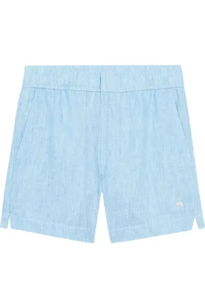 Brooks Brothers Homme, Shorts, Bleu, Taille: L Shorts en Lin Turquoise