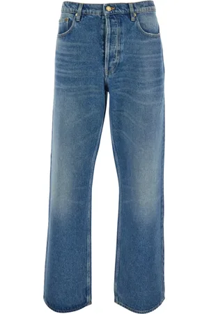 Golden Goose Homme, Jeans, Bleu, Taille: W30 Jean bleu avec passants pour ceinture