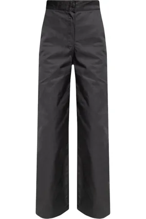 Palm Angels Femme, Pantalons, Noir, Taille: 38 FR Pantalon à jambes larges