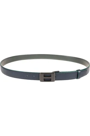 Hogan Homme, Accessoires, Bleu, Taille: ONE Size Ceinture Élégante en Cuir