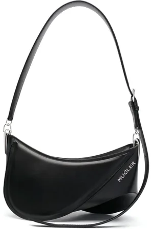 MUGLER Femme, Sacs, Noir, Taille: ONE Size Sac Bandoulière Élégant pour Usage Quotidien