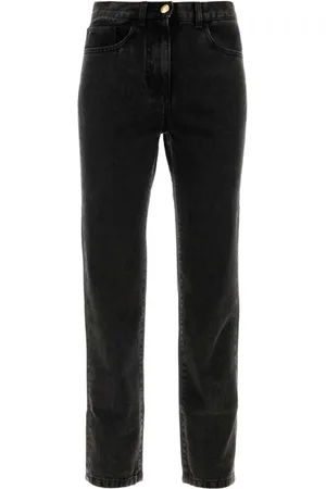 Palm Angels Femme, Jeans, Noir, Taille: W26 Jean en denim noir classique