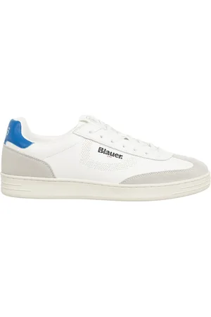 Blauer Homme, Chaussures, Blanc, Taille: 41 EU Baskets à Lacets Multicolores