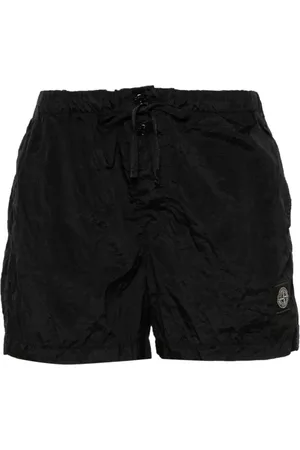 Stone Island Homme, Shorts, Noir, Taille: S Shorts de Bain Motif Boussole