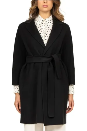Max Mara Femme, Manteaux, Noir, Taille: 38 FR Manteau Arona