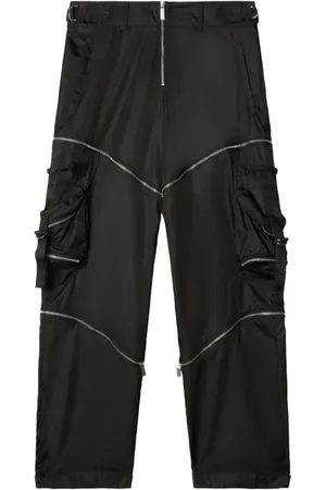 OFF-WHITE Homme, Pantalons, Noir, Taille: S Pantalon Noir Coupe Slim