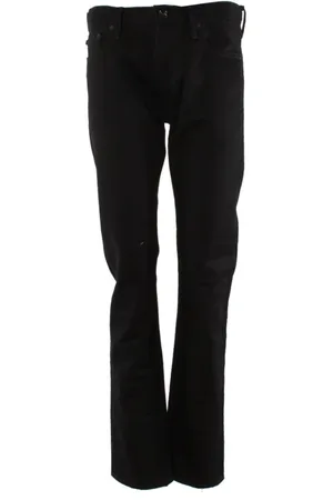 OFF-WHITE Homme, Jeans, Noir, Taille: W31 Jean Slim Noir avec Flèche Unique