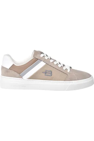 BALDININI Homme, Chaussures, , Taille: 43 1/2 EU suede and mesh trainer