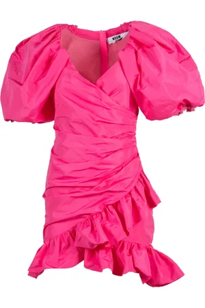 Msgm Femme, Robes, Rose, Taille: 36 FR Mini-robe Ottoman